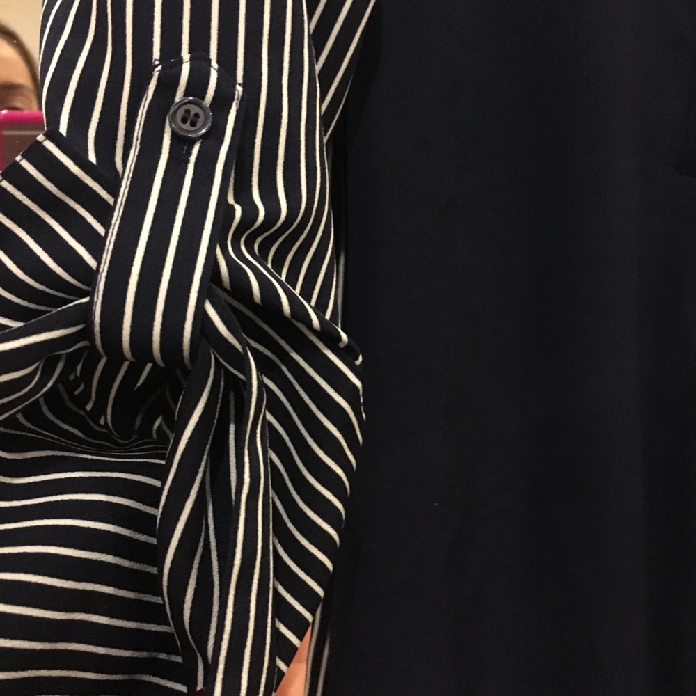 *Last Chance* Loft Navy/White Striped Back XS - Picture 3 of 5